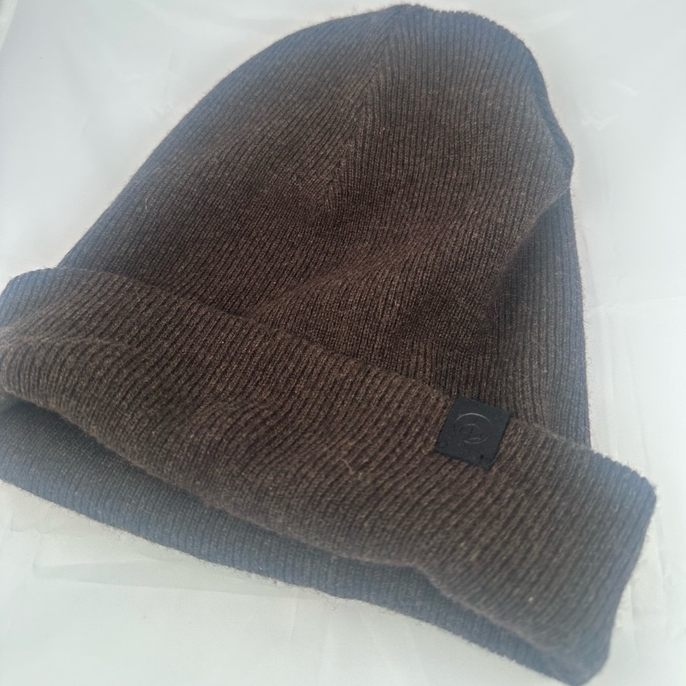 Rag and Bone Cashmere Chocolate Brown Knit Beanie